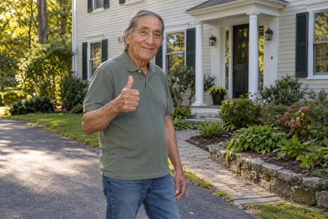 Person giving a thumbs up
