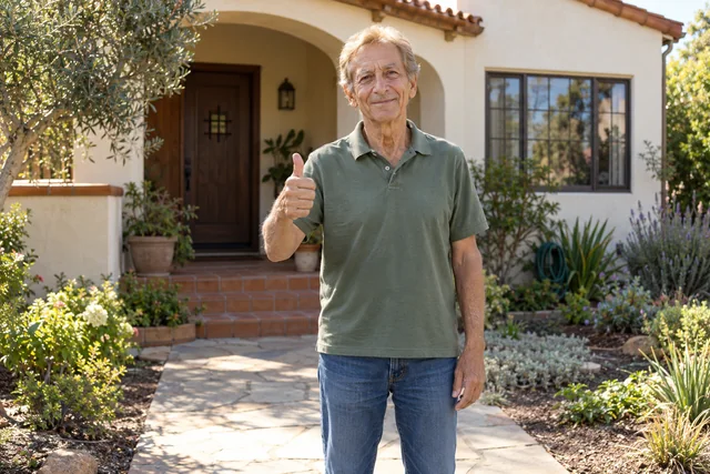 Person giving a thumbs up